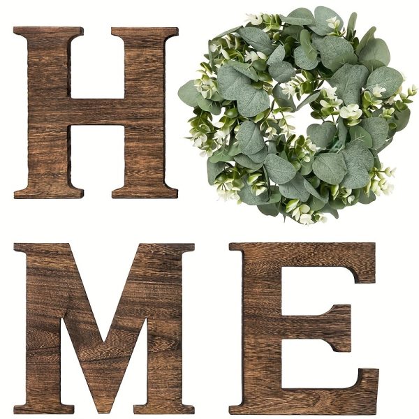 Farmhouse Wall Home Sign Decorative Wall Art Decor For Living Room Kitchen Entryway Housewarming Gift Fashionable Wall Decorations Wooden Letter Door Decoration Room Decor